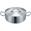 Kitchenware Stainless Steel Sauce Pan Deep Casserole With Two Handle