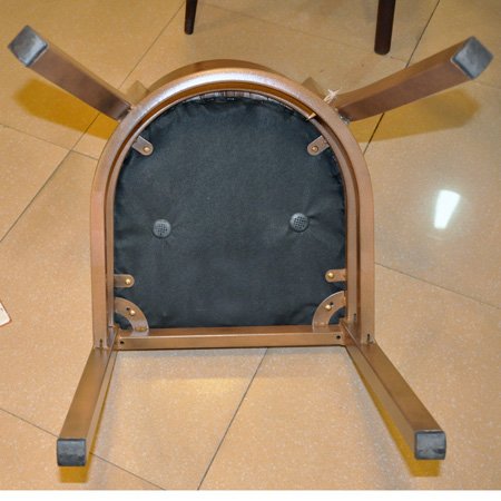 modern steel frame dinning chair for hotel restaurant
