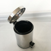 Hotel indoor pedal dustbin Stainless Steel