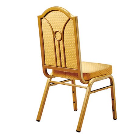 Stackable iorn chair for hotel banquet and restaurant