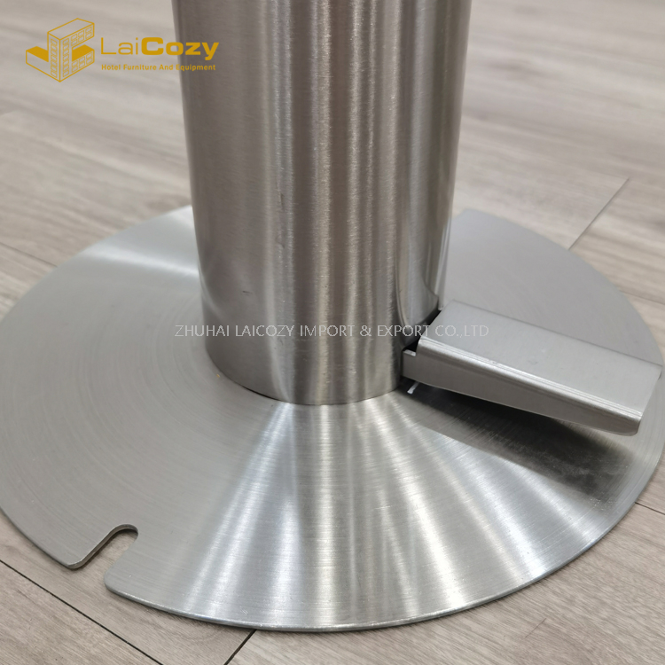 New Stainless Touchless Pedal Hand Soap Dispenser Stand 
