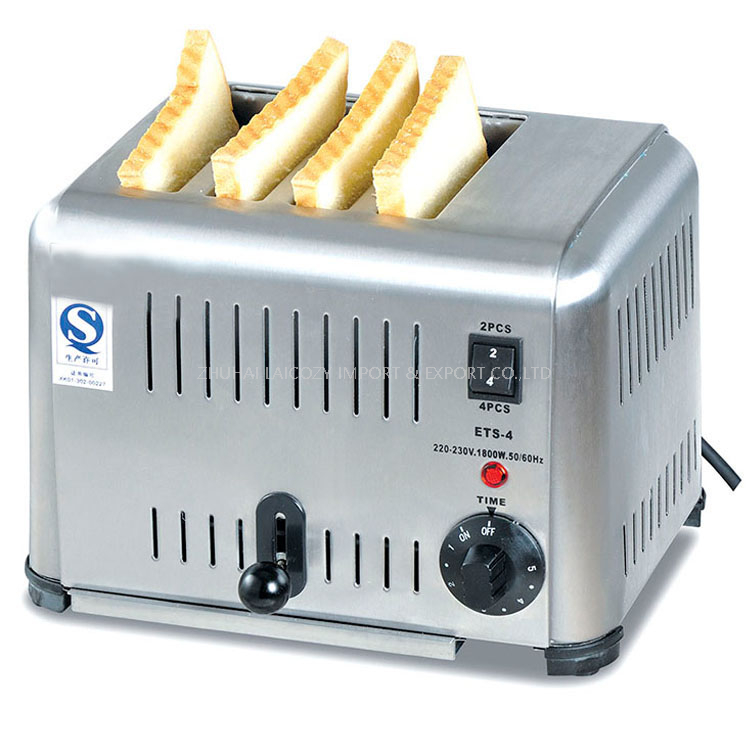 Hotel 4-Slice Pop Up Bread Electric Toaster