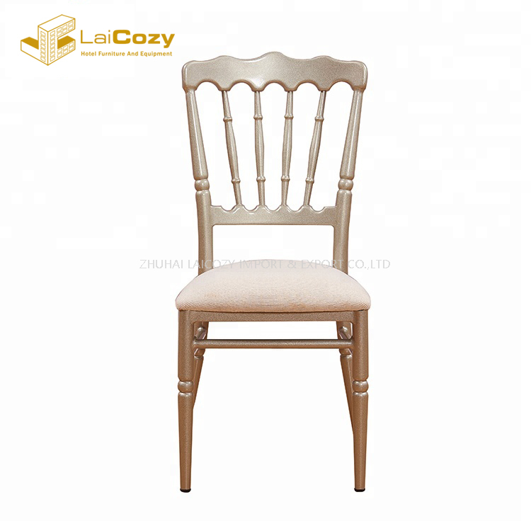 Hotel White Color Wedding Tiffany Aluminum Chiavari Chairs 