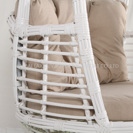Hanging Chair with Cushion (Iron+PE Rattan )