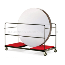 Round resturant table trolley