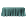Hotel banquet polyester table skirting with table cloth