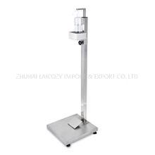 Stainless Steel Foot Pedal Hand Sanitizer Dispenser Stand 