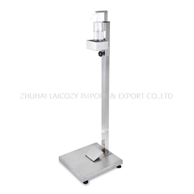 Stainless Steel Foot Pedal Hand Sanitizer Dispenser Stand from