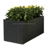 Factory Customized Big Flower Pot Fiberglass Cement Rectangular Planter Box
