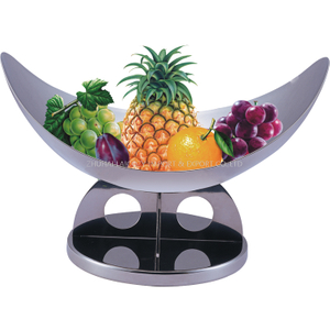 Hotel Restaurant Buffet Display Stainless Steel Fruit Plate