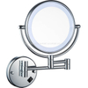 Wall Mount 8 Inch Hotel Square Magnifying Mirror with LED light