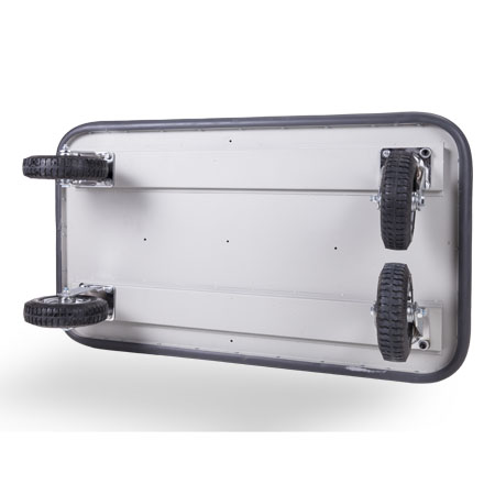 Hotel Lobby Equipment Deluxe 304 Stainless Steel Luggage Cart