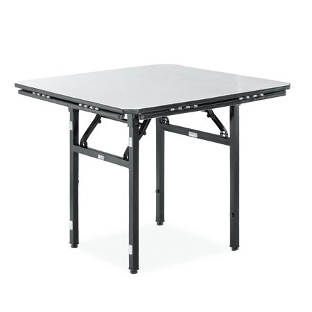 Hotel Large Dinning Plywood Metal Frame Square Table