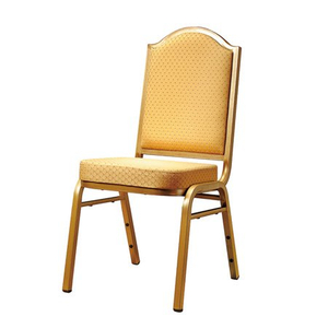 Stackable iorn chair for hotel banquet and restaurant