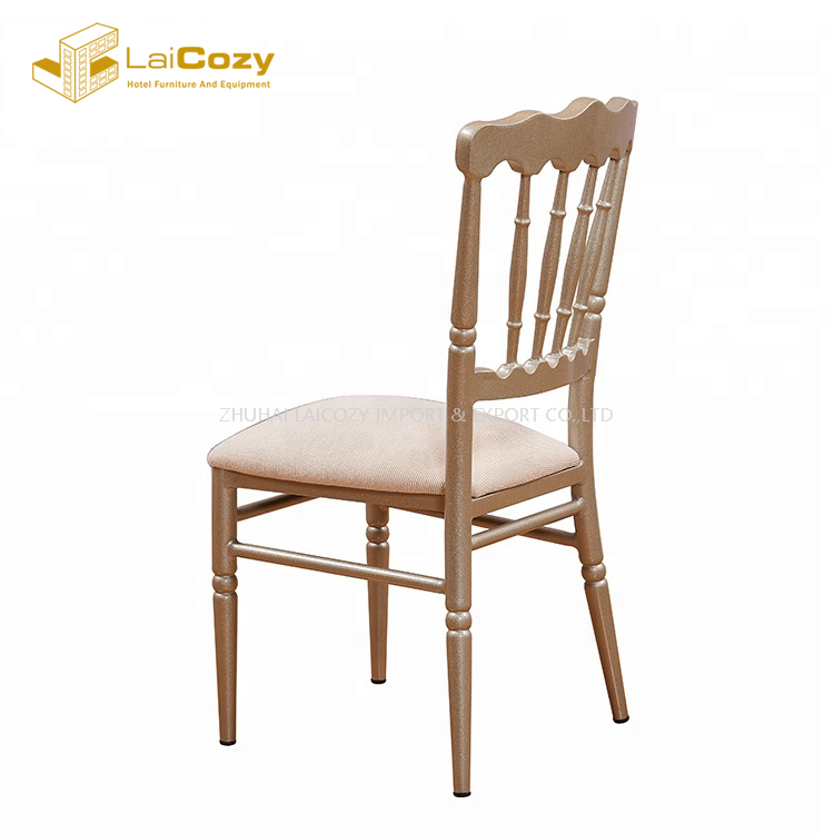 Hotel White Color Wedding Tiffany Aluminum Chiavari Chairs 