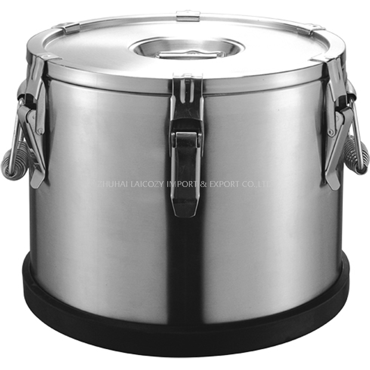 Good Quality Stainless Steel Thermal Insulation Transfer Rice Drum Rice Bucket