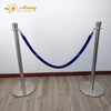 Crowd control blue color stanchions barrier rope 