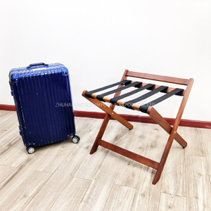 Hotel guestroom solid wood folding suitcase Luggage Rack