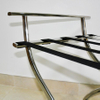 Foldable stainless steel luxury hotel room luggage rack