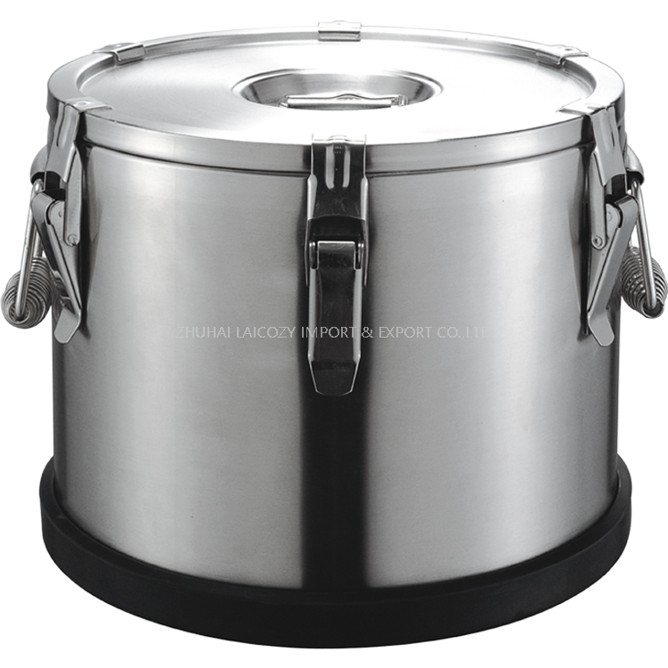 Good Quality Stainless Steel Thermal Insulation Transfer Rice Drum Rice Bucket