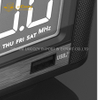 New Modern Hotel Bluetooth LED Digital Alarm Clock with QI Wireless Charging