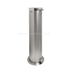 Stainless Steel Touchless Pedal Hand Soap Dispenser Stand Station