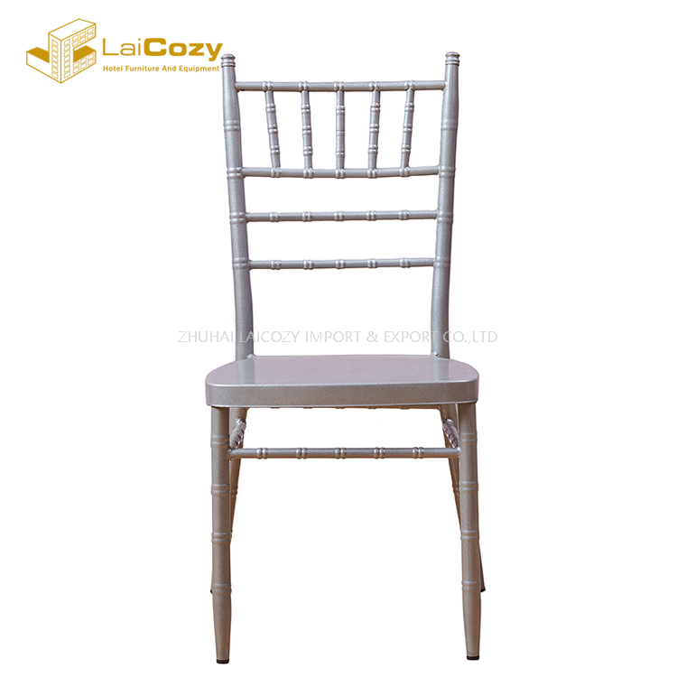Wholesale Aluminum Stackable Tiffany Wedding Party Chiavari Chair