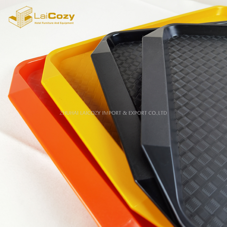  PP Colourful Multi-use Canteen Food Serving Trays