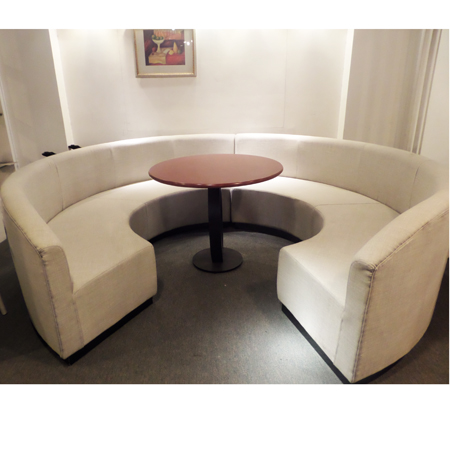 sectional sofa c shape booth restaurantes