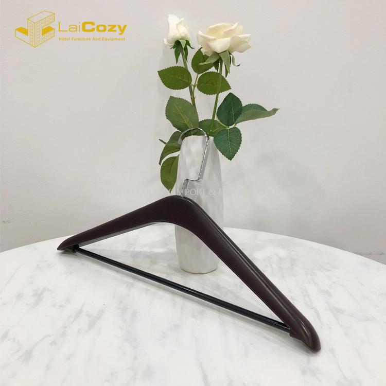 Clothing Store ABS Plastic Shirt Suit Hanger Brown Clothes Hanger