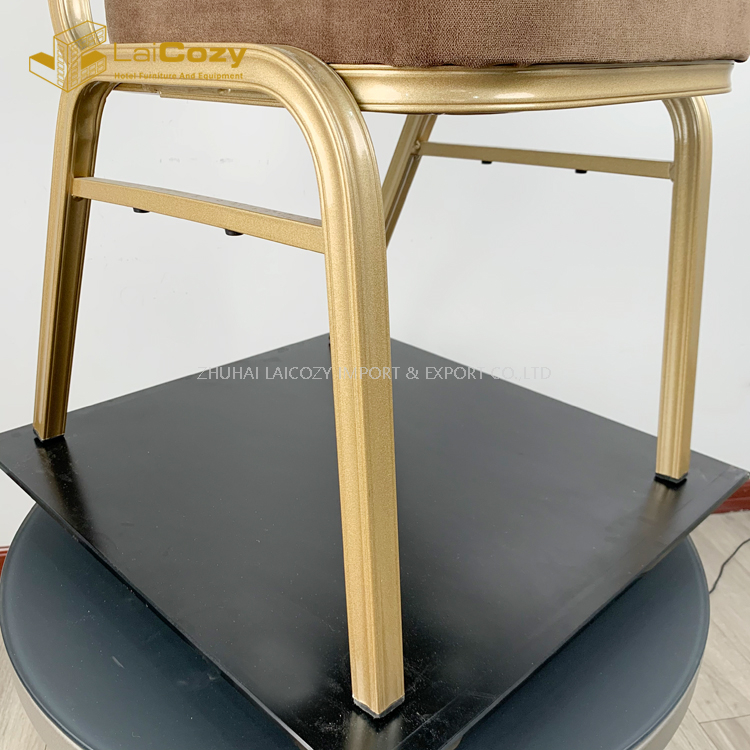 Modern Special Customize Aluminum Saquare Tube Restaurant Chair 