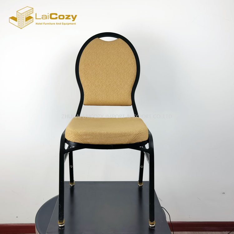Wholesale Fancy Stacking Metal Royal Hotel Dining Chairs 
