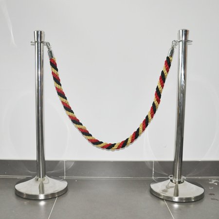 hotel crowd control barrier stanchion poly rope for queue 