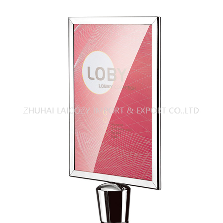 Metal a4 aluminium sign holder acrylic menu stands
