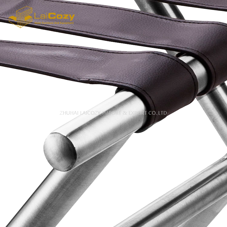 Good Quality Folding Stainless Steel Tray Stand luggage rack 