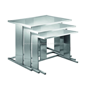 Customized Good Quality Hotel Restaurant 304 Stainless Steel Rectangular Buffet Table