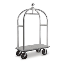 Special birdcage design movable hotel used bellman Cart