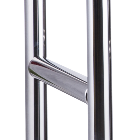 Hotel Lobby Equipment Deluxe 304 Stainless Steel Luggage Cart