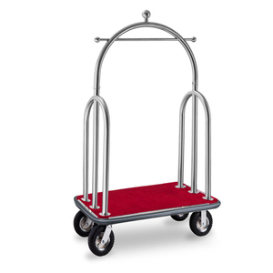 Used movable special five star hotel bellman trolley 