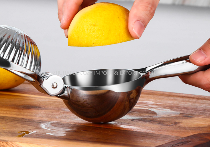 Good Quality Stainless Steel Manual Juicer Lemon Clip Fruit Juice Press Press Citron