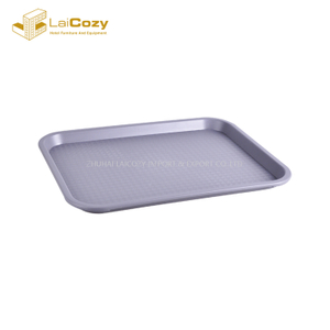 Durable Stackable Colorful Food Grade Rectangular Serving Trays