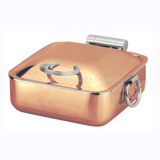 Fashion Color 304 Stainless Steel Hotel Square Chafing Dish