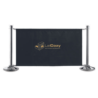 Post and Rope crowd control Stanchion Barriers