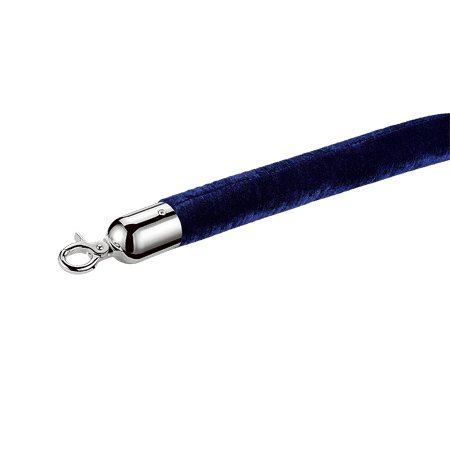Bank Hotel blue popular Crowd control Velour stanchion barrier rope