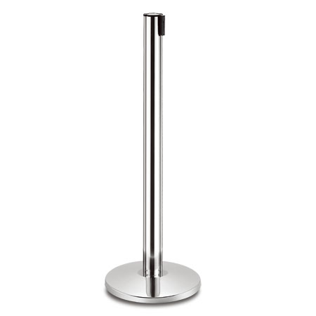 Hotel stanchion post of handrail post and retractable post. 
