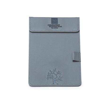 Customized Hotel Supplies Grey Color Leather Set